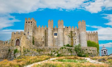 Obidos Medieval Castle, Leiria District, Portekiz.