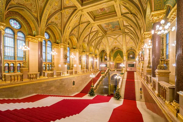 Budapesti Parlament Magyarország December 2016 — Stock Fotó
