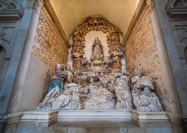 Capilla San Bernardo Monasterio Alcobaca Alcobaca Portugal — Foto de Stock