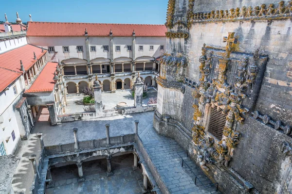 Gyönyörű Convento Cristo Tomar Portugália — Stock Fotó