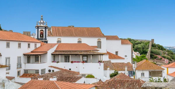 Vista Panorámica Del Verano Obidos Distrito Leiria Portugal — Foto de Stock