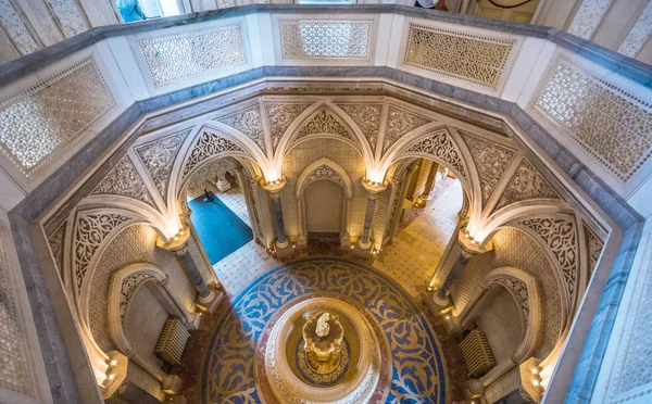 Utsikt Mot Innergården Monserrate Palace Sintra Nära Lissabon Portugal — Stockfoto