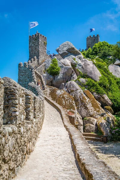 Moorish Castle Scenic Sight Sintra Portugal — Stock Photo, Image