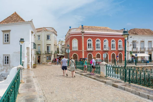 Tavira şehir merkezi, Faro District, Algarve, Portekiz. 