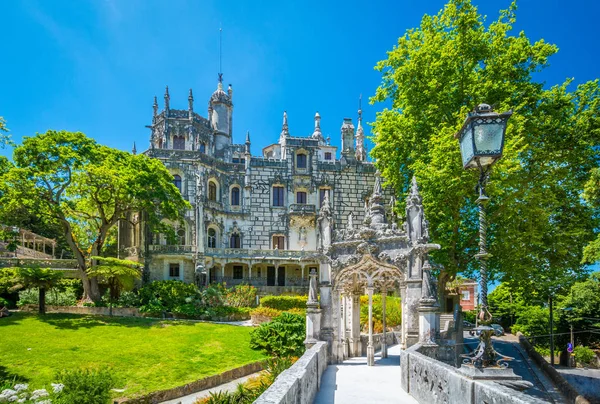 Quinta Regaleira Sintra Perto Lisboa Portugal — Fotografia de Stock