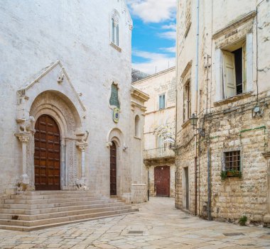 Bisceglie eski kent, Barletta-Andria ilinde-Trani, Apulia, Güney Italya.