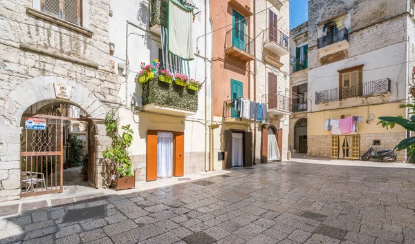 Cidade Velha Bari Puglia Apúlia Sul Itália — Fotografia de Stock