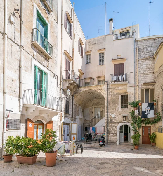 Casco Antiguo Bari Puglia Apulia Sur Italia —  Fotos de Stock