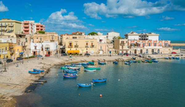 Gamla Hamnen Bisceglie Puglia Södra Italien — Stockfoto