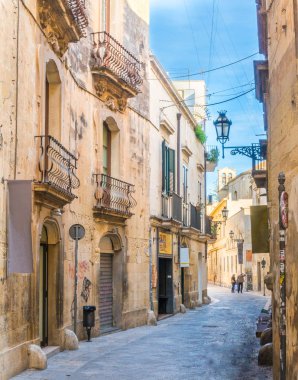 Lecce, Puglia (Apulia), Güney Italya manzaralı manzara.