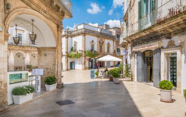 Martina Franca, Taranto Eyaleti, Apulia, Güney Italya.