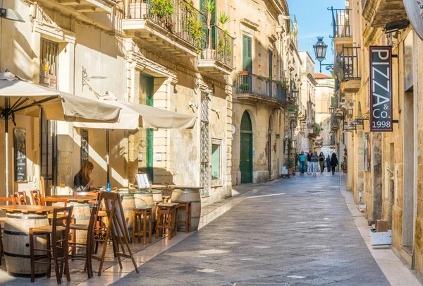 Lecce, Puglia (Apulia), Güney Italya manzaralı manzara.