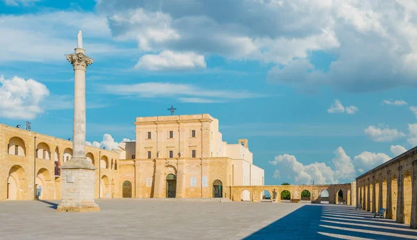 Sfânta Maria Leuca Sanctuarul Provincia Lecce Apulia Puglia Italia — Fotografie, imagine de stoc