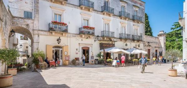 Malebná Podívaná Locorotondo Provincie Bari Apulia Jižní Itálie — Stock fotografie