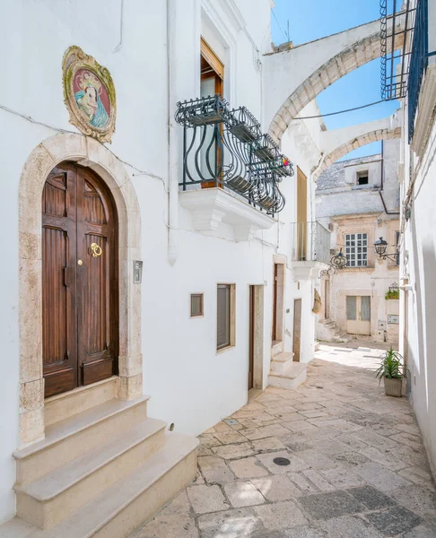 Vista Panoramica Locorotondo Provincia Bari Puglia Italia Meridionale — Foto Stock