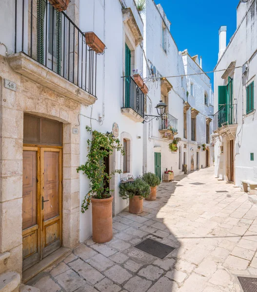 Locorotondo Bari Province Apulia Güney Italya Manzaralı Manzara — Stok fotoğraf