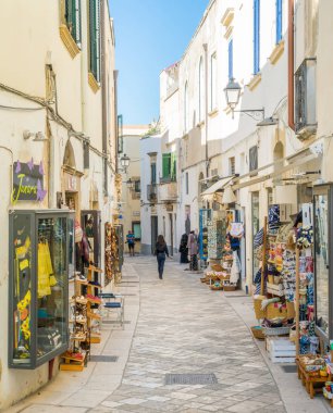 Otranto, Salento Yarımadası 'ndaki Lecce Eyaleti, Puglia, Italya.