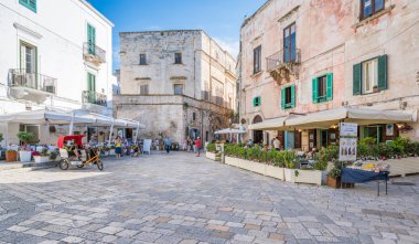 Polignano a Mare, Bari eyaletinde, Apulia (Puglia), Güney İtalya doğal görünürde.