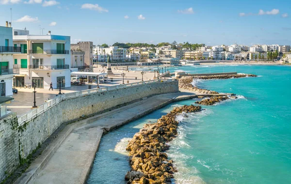 Panoramablick Otranto Provinz Lecce Auf Der Halbinsel Salento Apulien Italien — Stockfoto