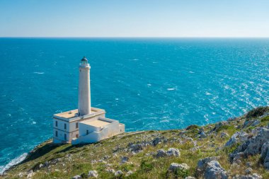 Punta Palascia, en doğu noktası İtalya, Lecce eyaletinde, Puglia.