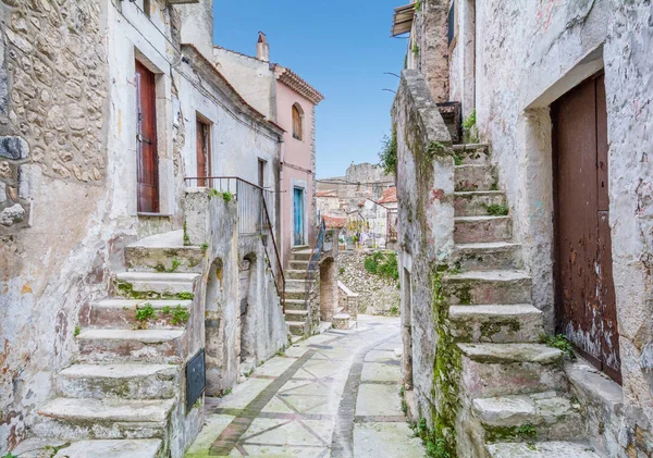 Malerischer Anblick Vico Garganico Altes Ländliches Dorf Der Provinz Foggia — Stockfoto