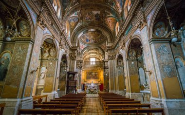 Salerno, Campania, Italya 'daki Saint George Kilisesi. Aralık-11-2017