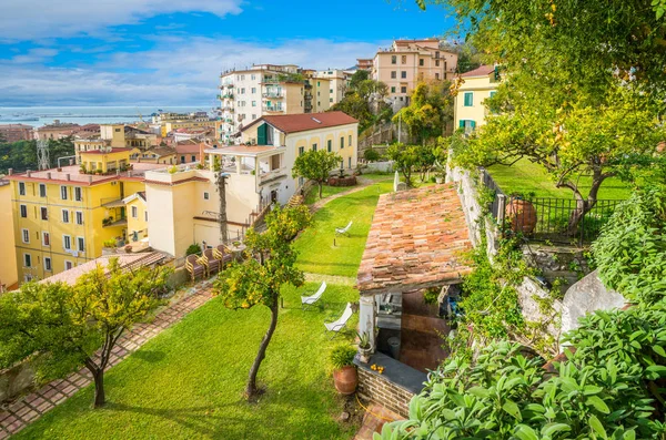 Salerno Campania Italya Daki Minerva Garden Dan Panoramik Manzara — Stok fotoğraf