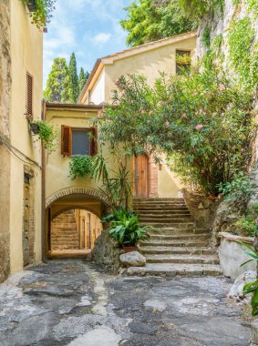 Amelia, Terni eyaletinin antik ve güzel kenti, Umbria, İtalya.