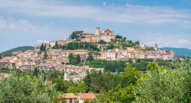 Amelia, Terni eyaletinin antik ve güzel kenti, Umbria, İtalya.