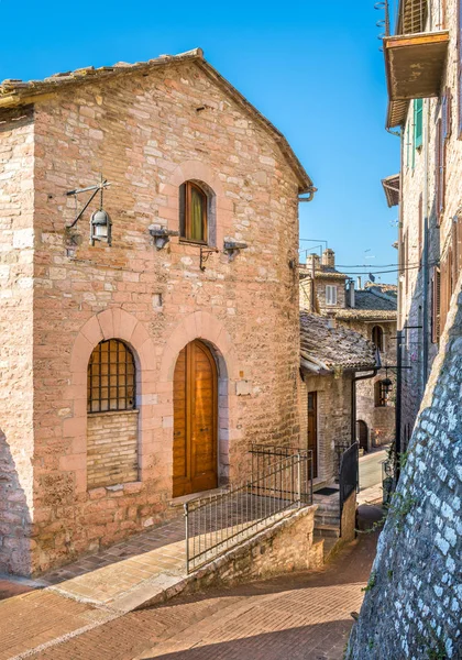 Malebný Pohled Assisi Provincie Perugia Umbrie Střední Itálie — Stock fotografie