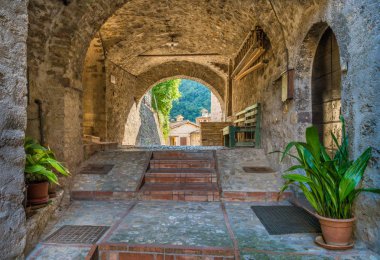 Scheggino, İtalya'nın Umbria bölgesindeki Perugia eyaletinin pastoral köyü.