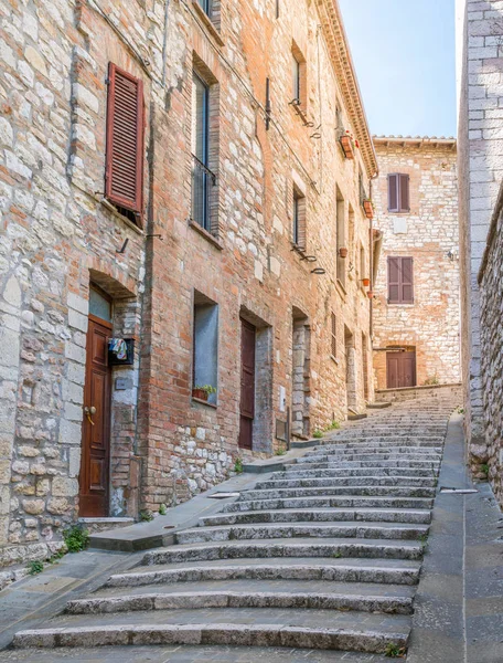 Den Idylliska Byn Corciano Nära Perugia Regionen Umbrien Italien — Stockfoto