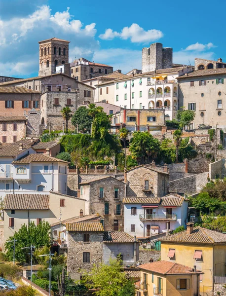 Vista Panorâmica Narni Antiga Cidade Província Terni Úmbria Itália Central — Fotografia de Stock