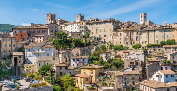 Panoramatický Pohled Narni Starověké Město Provincie Terni Umbrie Střední Itálie — Stock fotografie