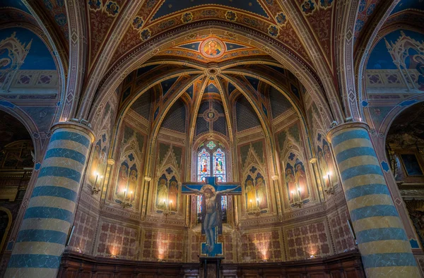 Indoor Sight Sant Andrea Church Spello Umbria Italy July 2018 — ストック写真