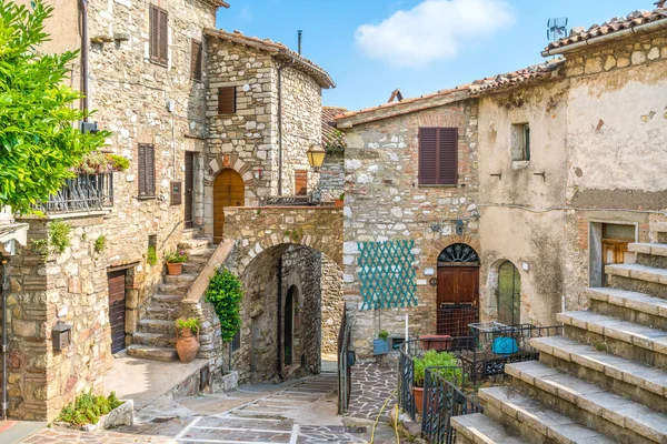 Idyllic Village Melezzole Montecchio Province Terni Umbria Italy — Stock Photo, Image