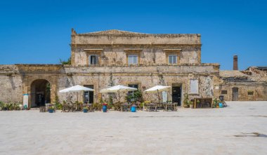 The picturesque village of Marzamemi, in the province of Syracuse, Sicily. clipart