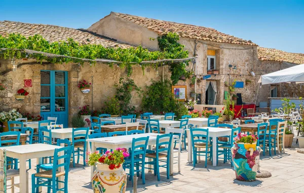 Das Malerische Dorf Marzamemi Der Provinz Syrakus Sizilien — Stockfoto