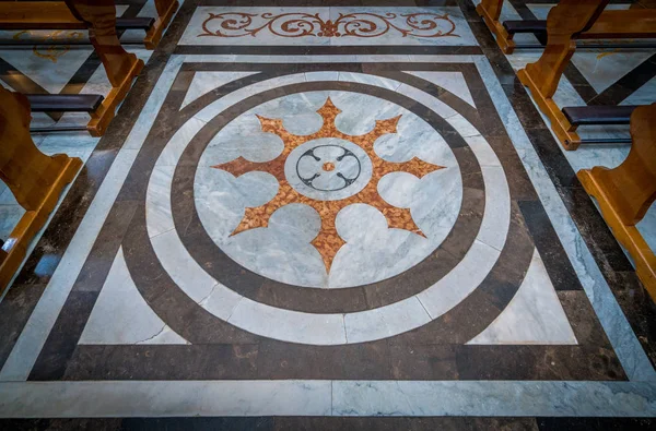 Emelet Részletesen Cathedral San Pietro Szent Péter Modica Szicília Dél — Stock Fotó