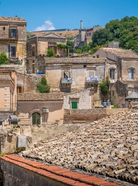 Malerische Sehenswürdigkeit Modica Berühmte Barockstadt Sizilien Süditalien — Stockfoto