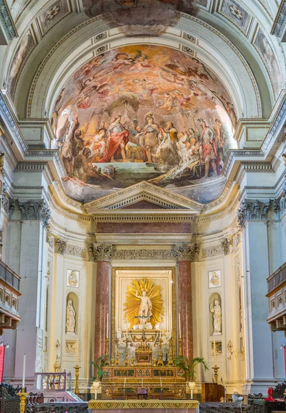 Κύριος Βωμός Τοιχογραφίες Του Μαριάνο Ρόσι Στον Καθεδρικό Ναό Του — Φωτογραφία Αρχείου