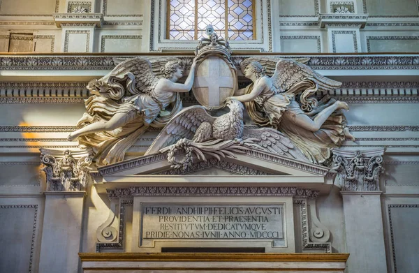 Detalle Contrafachada Catedral Palermo Sicilia Sur Italia Julio 2018 — Foto de Stock