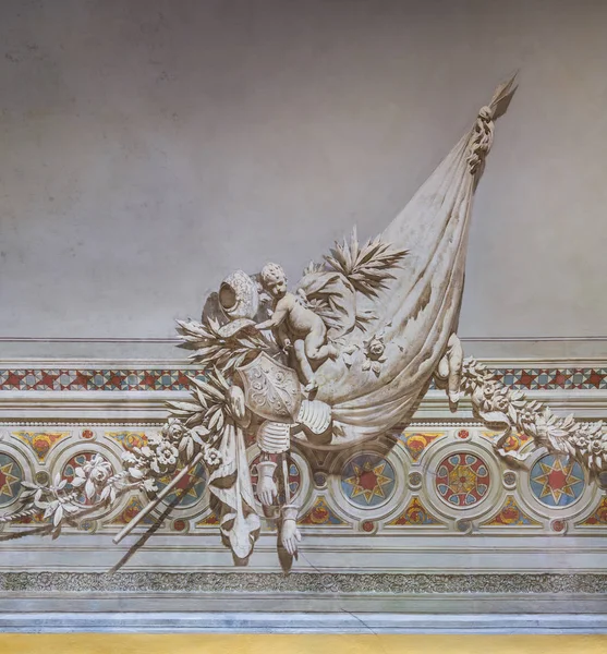 Decoration Interior Palazzo Dei Normanni Palace Normans Royal Palace Palermo — Stock Photo, Image