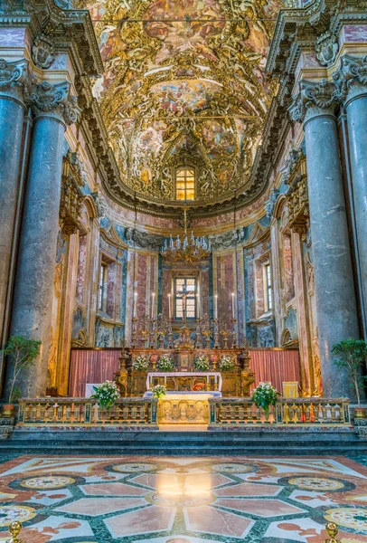 Autel Principal Dans Église San Giuseppe Dei Teatini Palerme Sicile — Photo