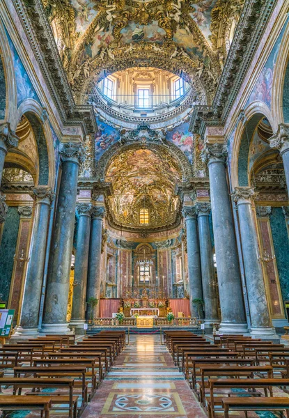 Altar Mayor Iglesia San Giuseppe Dei Teatini Palermo Sicilia Sur — Foto de Stock