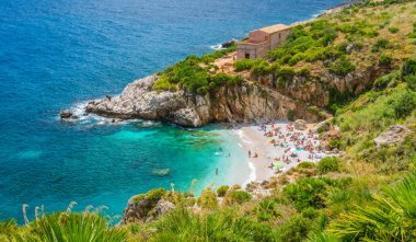 Riserva dello Zingaro, Sicilya'daki ünlü doğal rezerv, Güney İtalya.