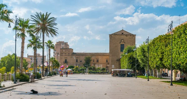 Kleurrijke Stad Sciacca Een Zonnige Dag Agrigento Provincie Sicilië — Stockfoto