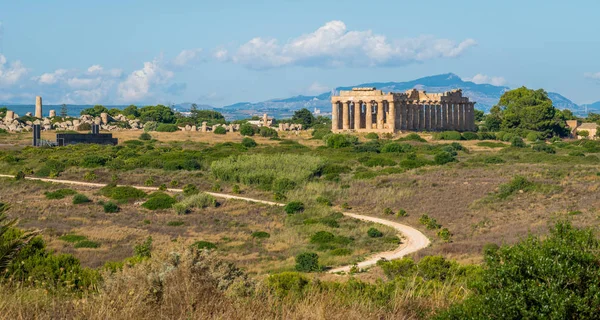 Ερείπια Σελινούντας Αρχαιολογικός Χώρος Και Αρχαία Ελληνική Πόλη Στη Σικελία — Φωτογραφία Αρχείου