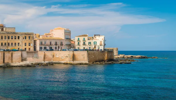 Siracusa Waterfront Ortigia Een Zonnige Zomerdag Sicilië Zuid Italië — Stockfoto