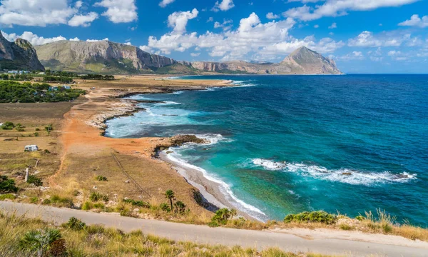 Macari San Vito Capo Yakınlarındaki Güzel Sicilya Sahil Şeridi Trapani — Stok fotoğraf